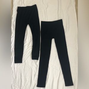 Fleece Black Leggings